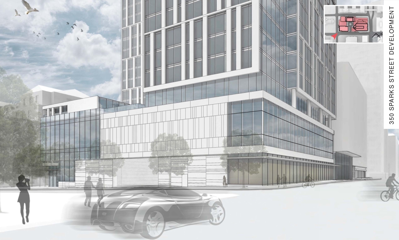 Rendering of building from page 30 of the file 'D07-12-15-0117 Design Brief REVISION 1'