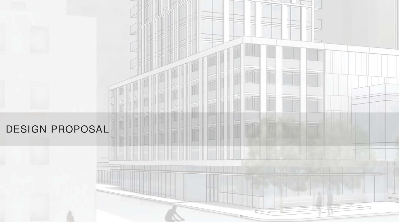 Rendering of building from page 33 of the file 'D07-12-15-0117 Design Brief REVISION 1'