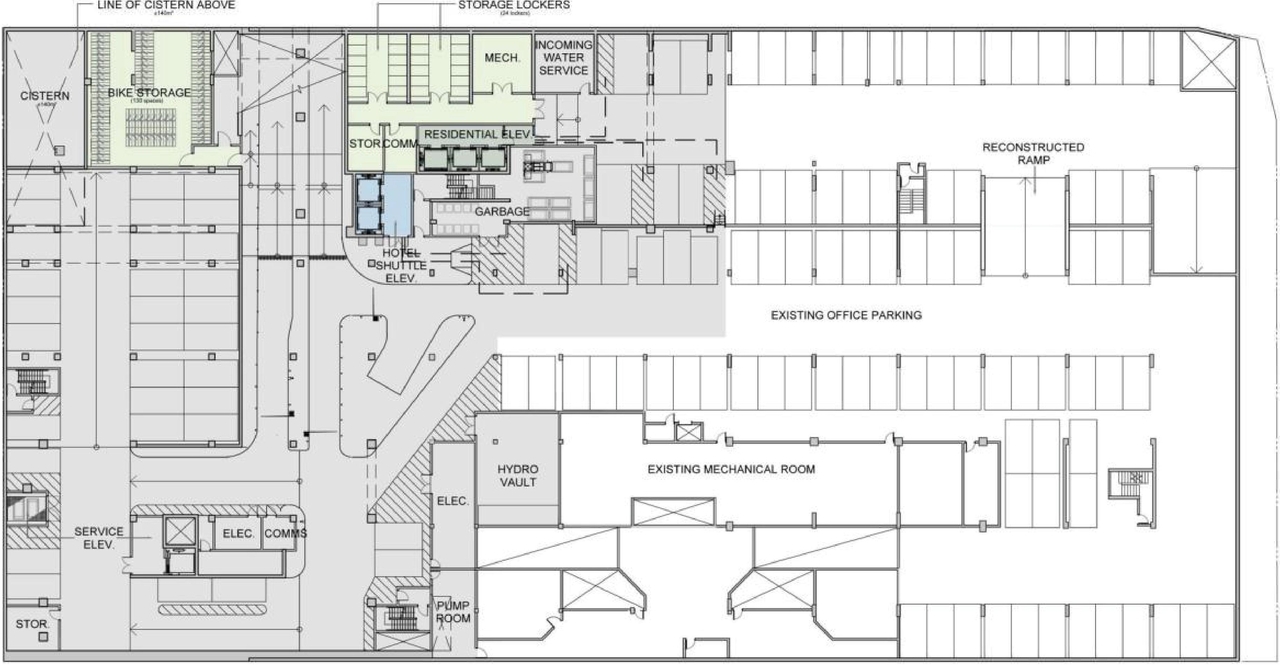 Floor plan for project from page 39 of the file 'D07-12-15-0117 Design Brief REVISION 1'