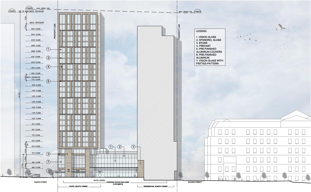 Rendering of building from page 62 of the file 'D07-12-15-0117 Design Brief REVISION 1'
