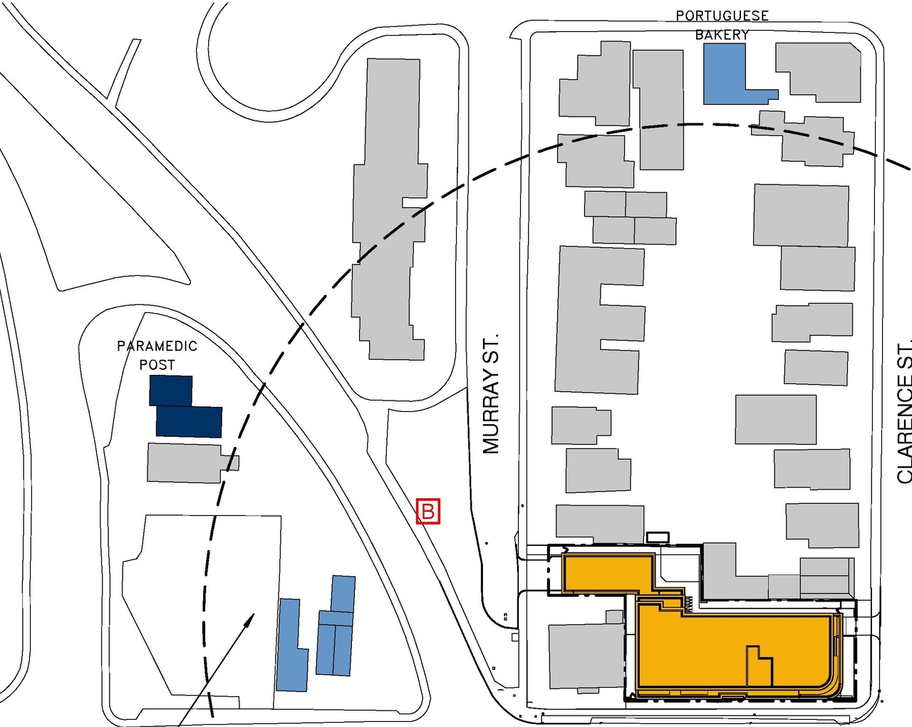 Construction site plan for project from page 4 of the file 'D07-12-16-0045 Urban Design Review Panel Submission'