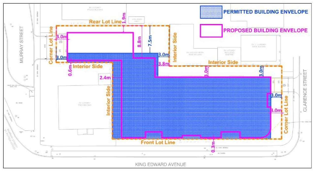 Construction site plan for project from page 12 of the file 'D07-12-16-0045 Urban Design Review Panel Submission'