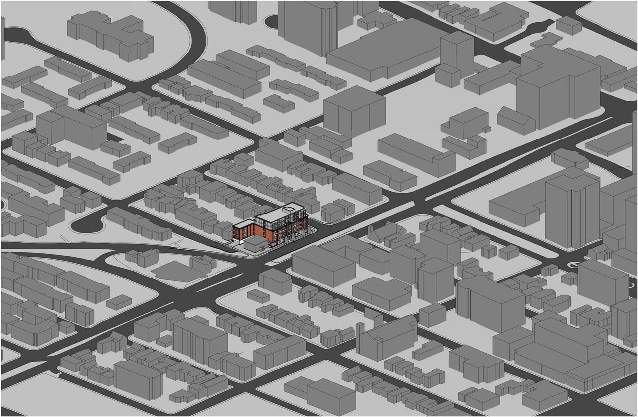 Construction site plan for project from page 14 of the file 'D07-12-16-0045 Urban Design Review Panel Submission'