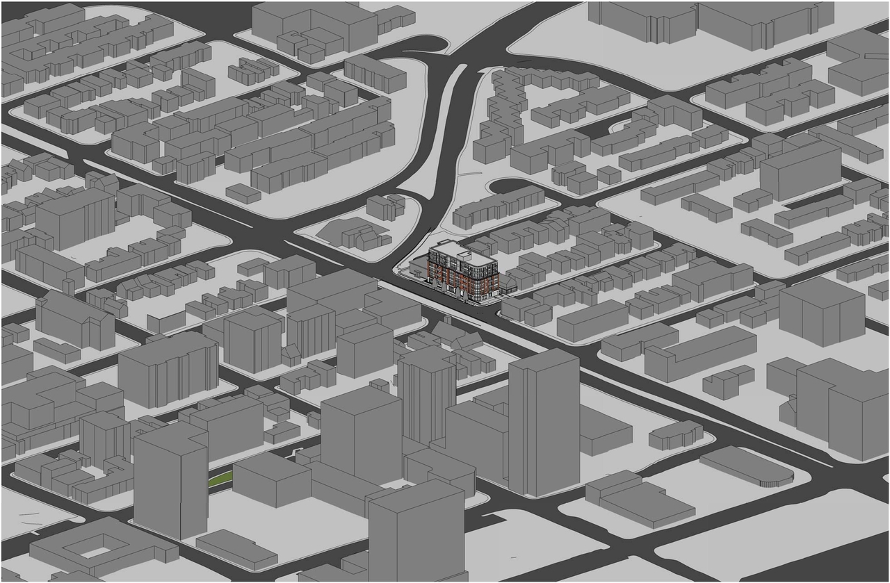 Construction site plan for project from page 16 of the file 'D07-12-16-0045 Urban Design Review Panel Submission'