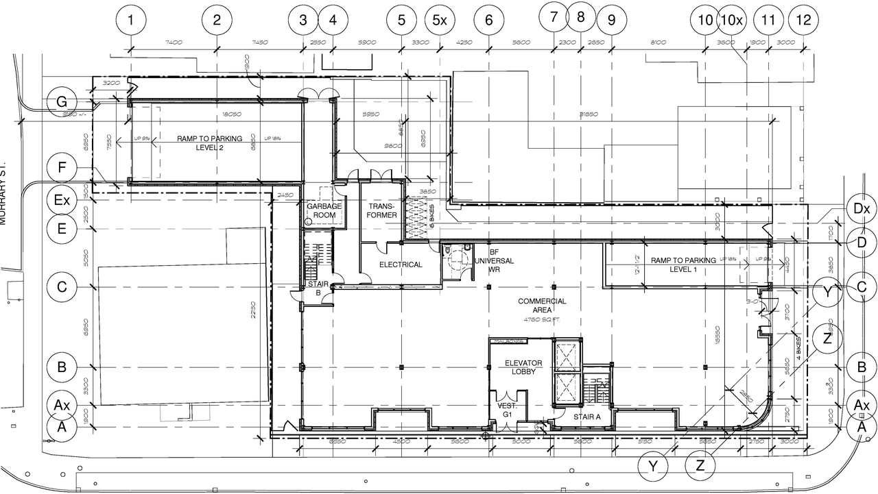 Floor plan for project from page 32 of the file 'D07-12-16-0045 Urban Design Review Panel Submission'