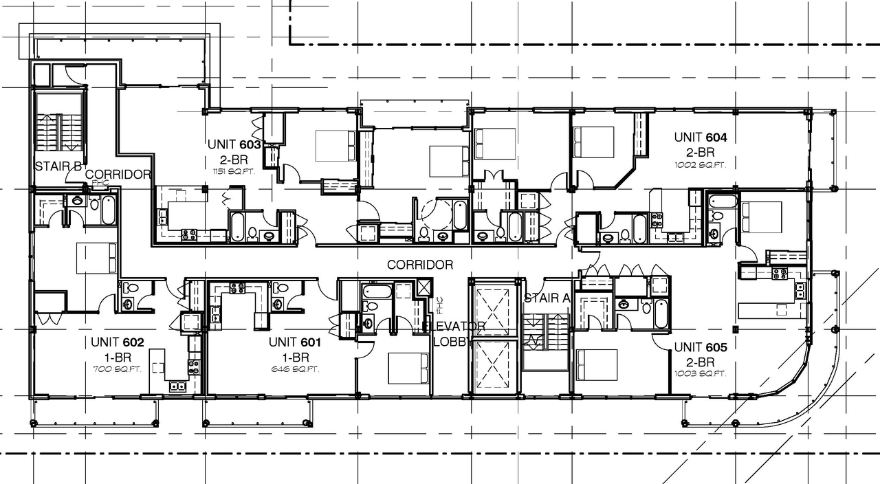 Floor plan for project from page 35 of the file 'D07-12-16-0045 Urban Design Review Panel Submission'