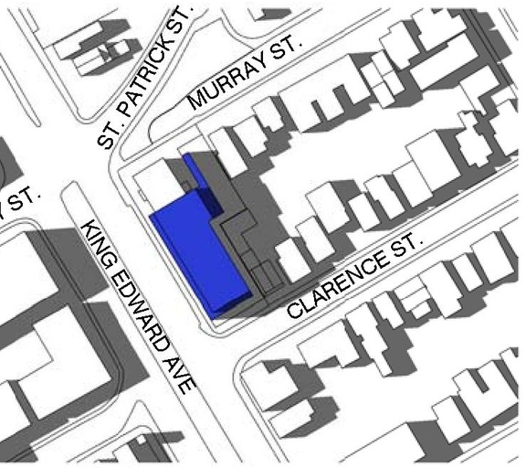Construction site plan for project from page 38 of the file 'D07-12-16-0045 Urban Design Review Panel Submission'