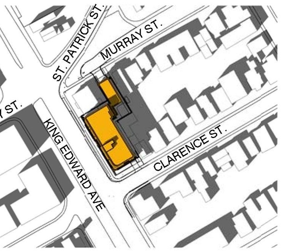 Construction site plan for project from page 39 of the file 'D07-12-16-0045 Urban Design Review Panel Submission'