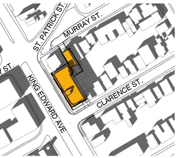 Construction site plan for project from page 39 of the file 'D07-12-16-0045 Urban Design Review Panel Submission'