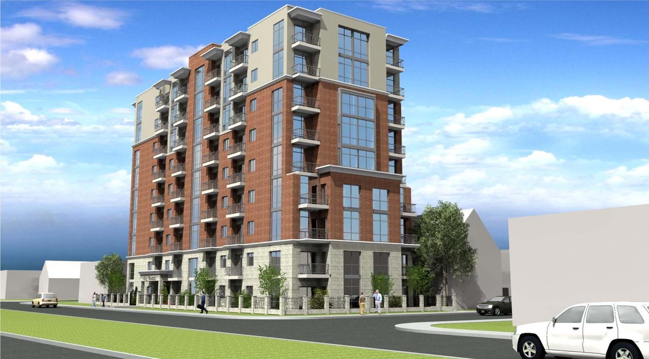 Rendering of building from page 41 of the file 'D07-12-16-0045 Urban Design Review Panel Submission'