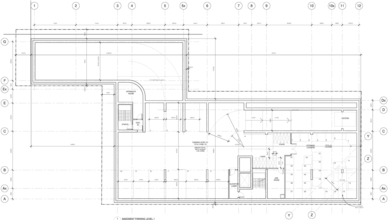 Floor plan for project from page 2 of the file 'D07-12-16-0045 Floor Plans'