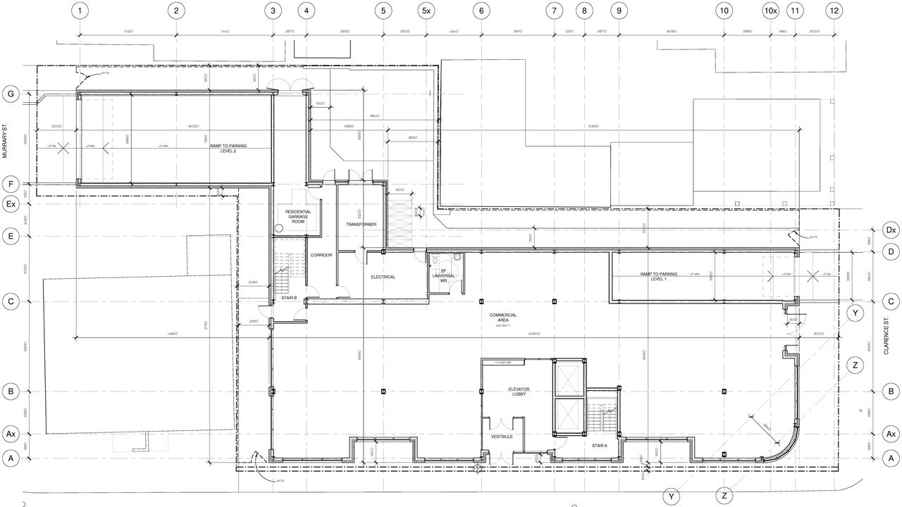 Floor plan for project from page 3 of the file 'D07-12-16-0045 Floor Plans'