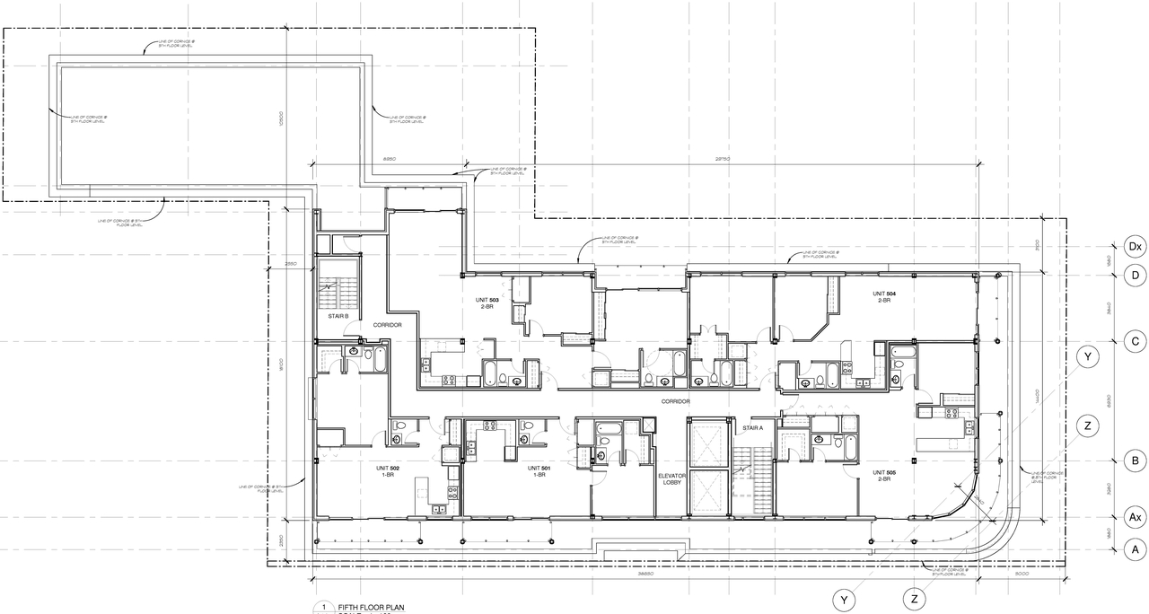 Floor plan for project from page 5 of the file 'D07-12-16-0045 Floor Plans'
