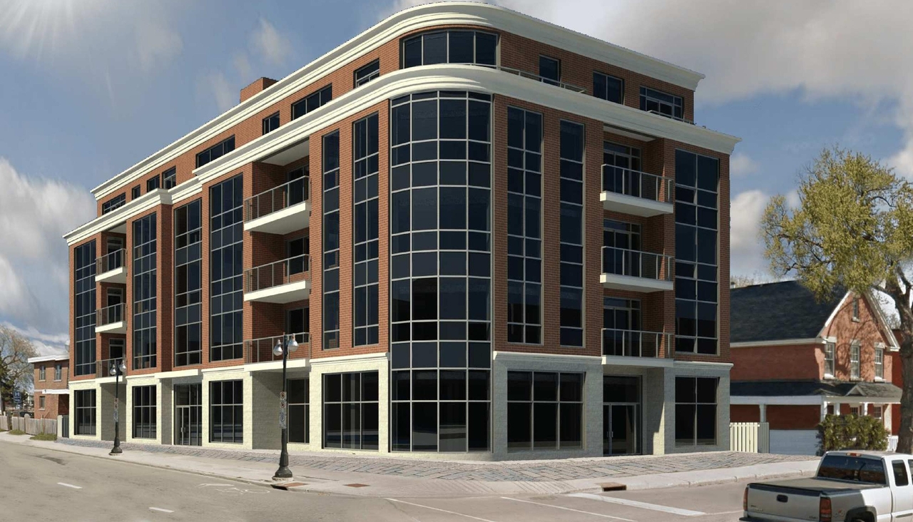 Rendering of building from page 1 of the file 'October 2016 - D07-12-16-0045 - Rendering'