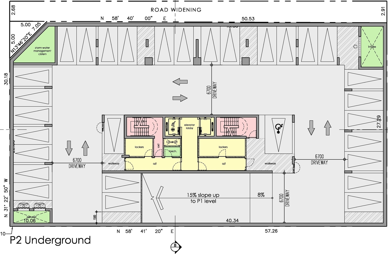 Floor plan for project from page 10 of the file 'Urban Design Review Package_594 Rideau Street'