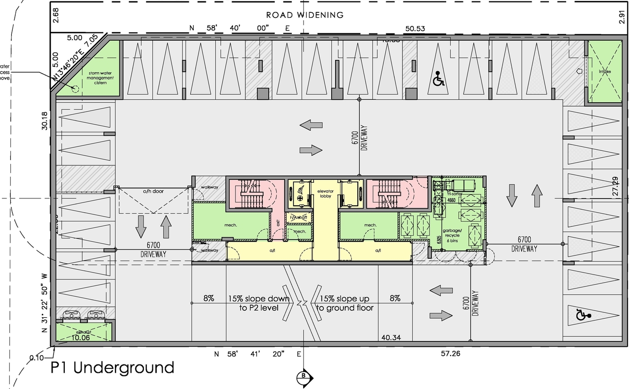 Floor plan for project from page 11 of the file 'Urban Design Review Package_594 Rideau Street'