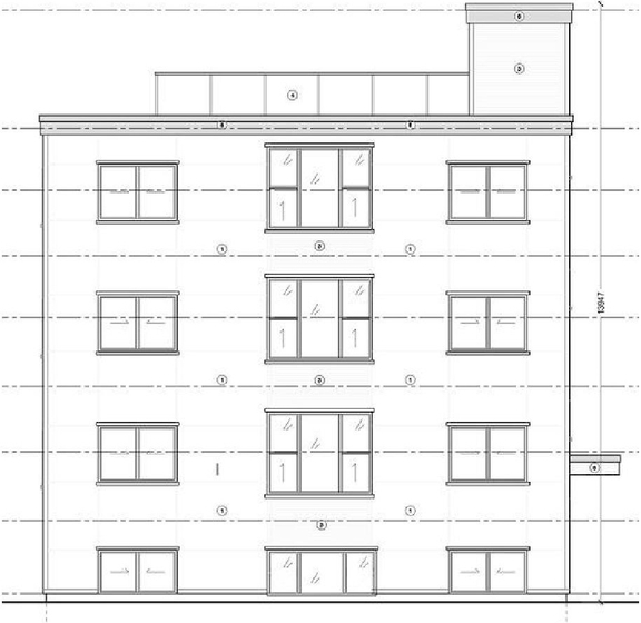 Rendering of building from page 10 of the file 'Design Brief_18 McArthur'