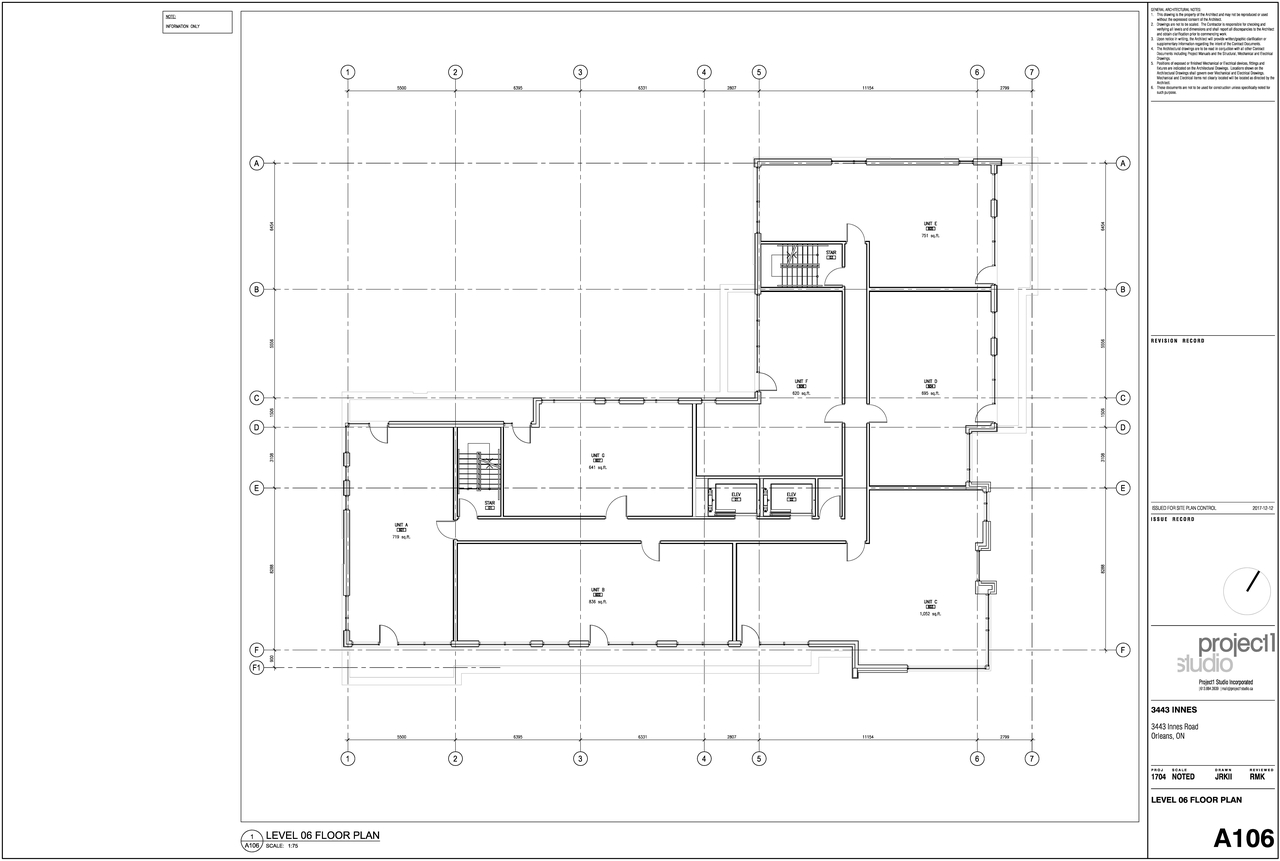 Floor plan for project from page 6 of the file '2018-01-15 - Floor Plans - D07-12-17-0169'