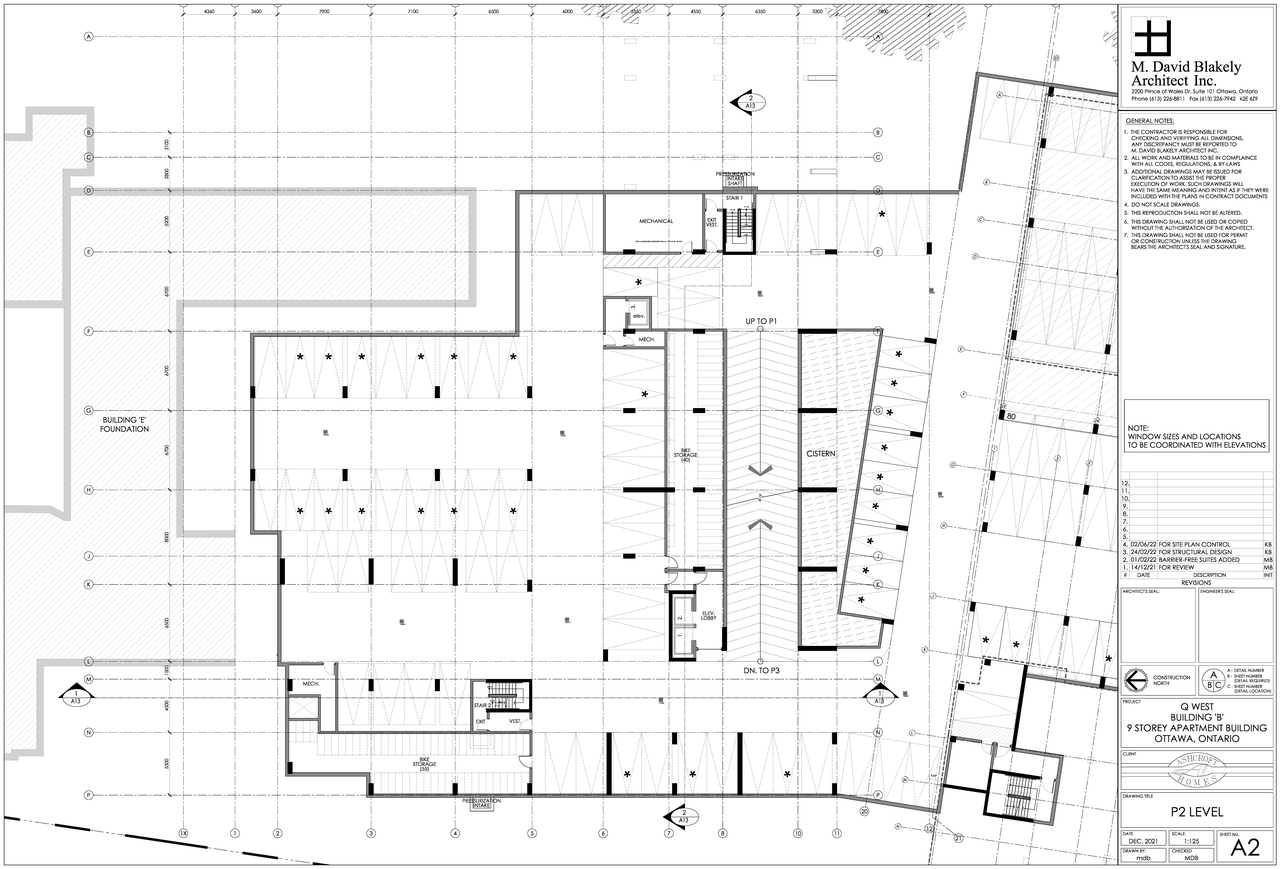 Floor plan for project from page 4 of the file '2022-11-17 - Detail Site and Floor Plans - D07-12-18-0080'