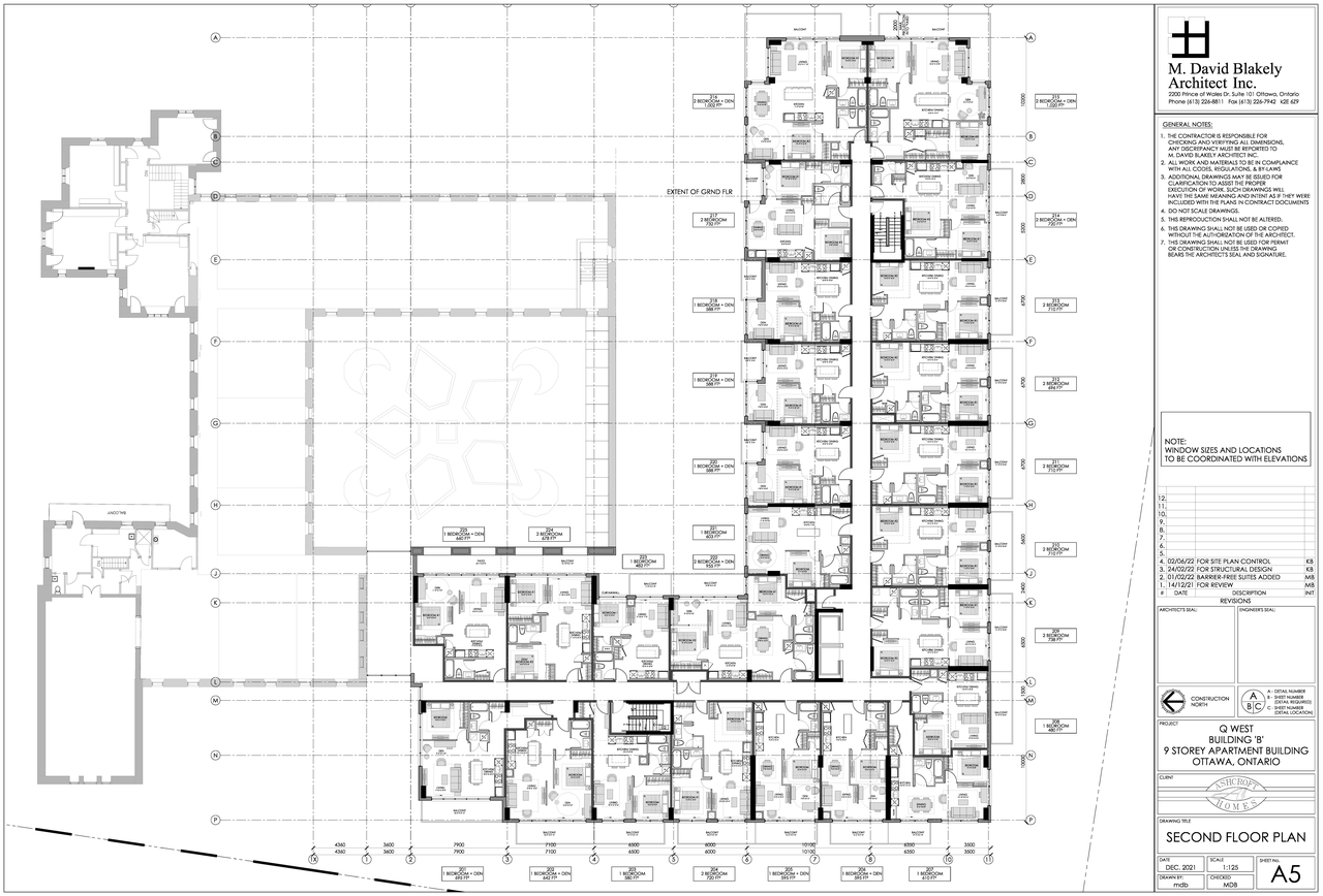 Floor plan for project from page 7 of the file '2022-11-17 - Detail Site and Floor Plans - D07-12-18-0080'