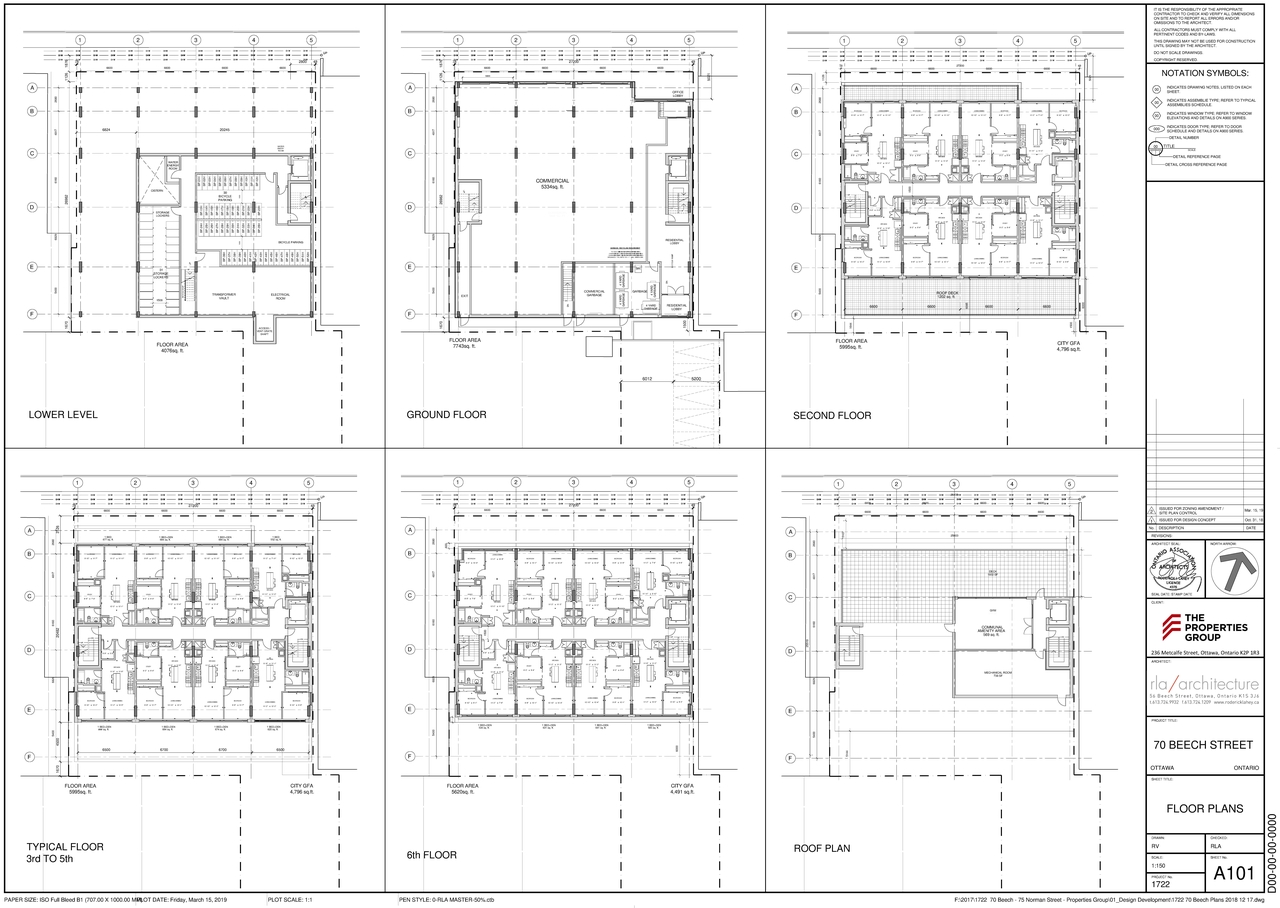 Floor plan for project from page 1 of the file '2019-03-28 - Floor Plan - D07-12-19-0054'