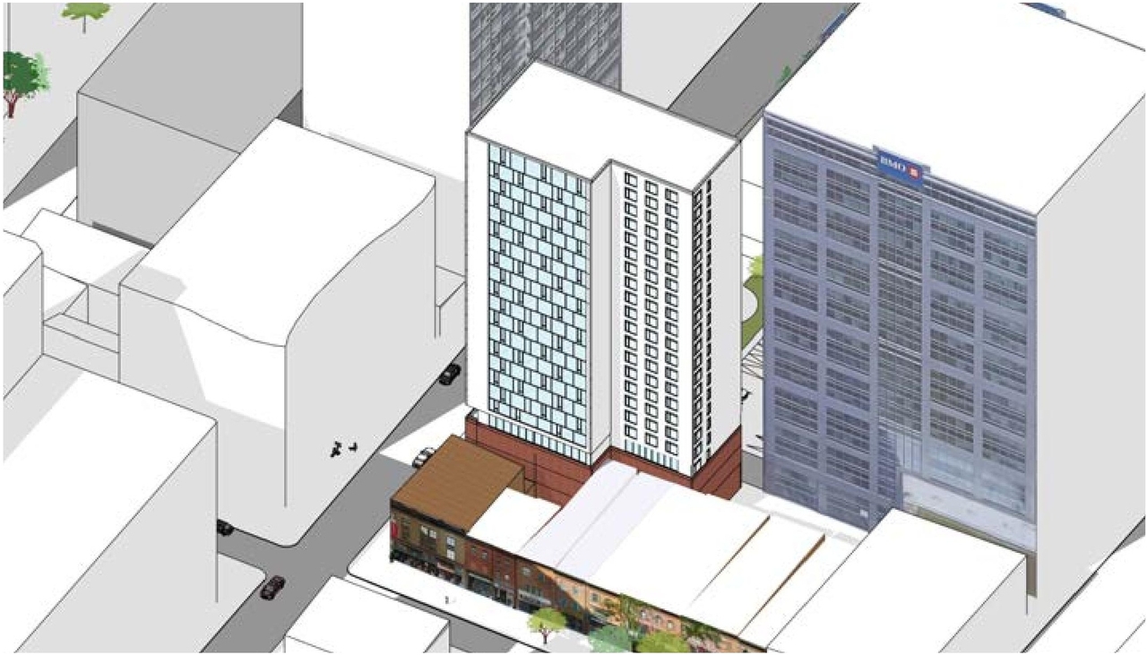 Rendering of building from page 19 of the file '2019-06-03 - Design Brief'