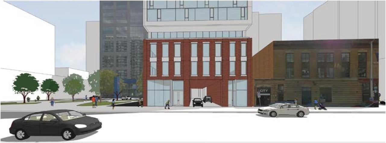 Rendering of building from page 23 of the file '2019-06-03 - Design Brief'