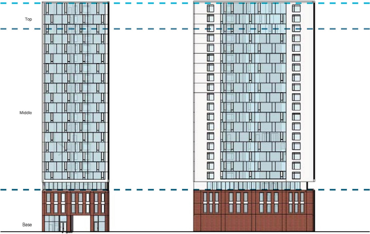 Rendering of building from page 23 of the file '2019-06-03 - Design Brief'