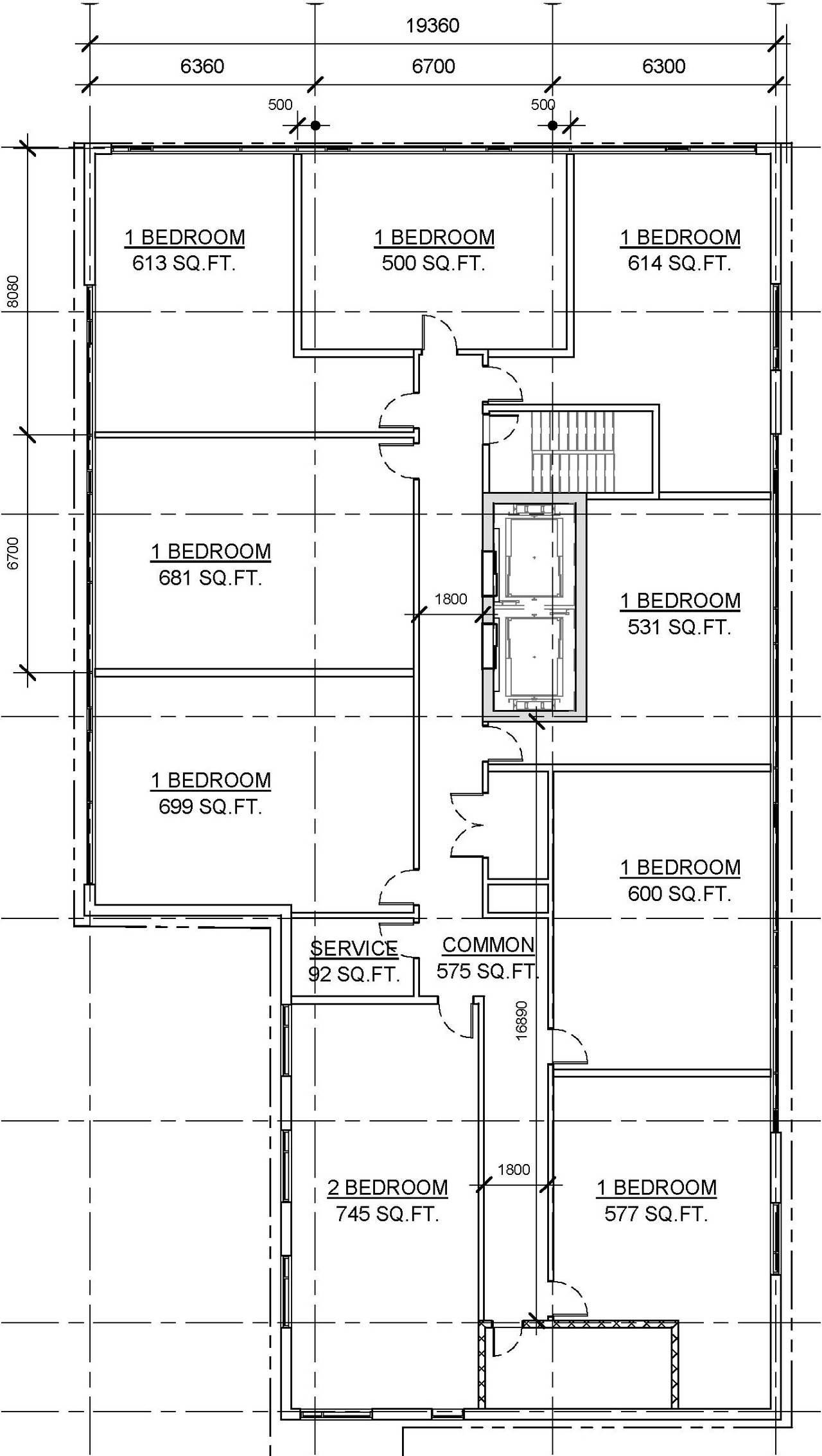 Floor plan for project from page 32 of the file '2019-06-03 - Design Brief'