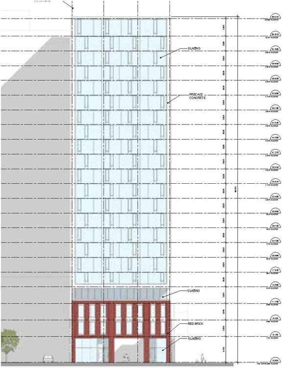 Rendering of building from page 33 of the file '2019-06-03 - Design Brief'