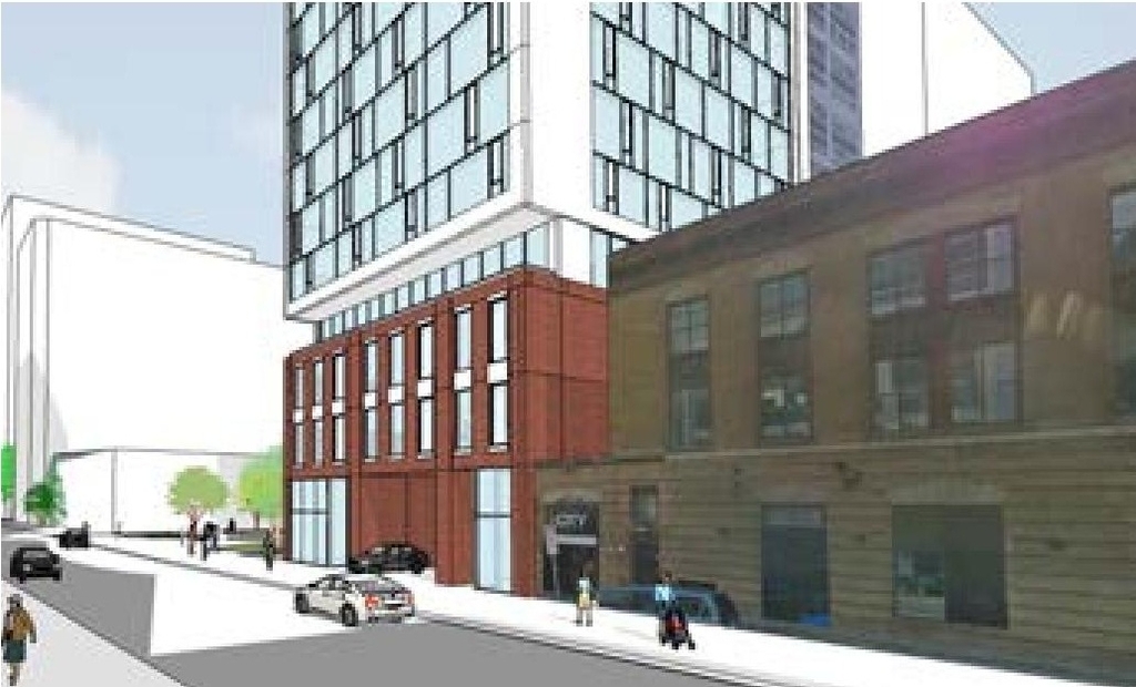 Rendering of building from page 34 of the file '2019-06-03 - Design Brief'