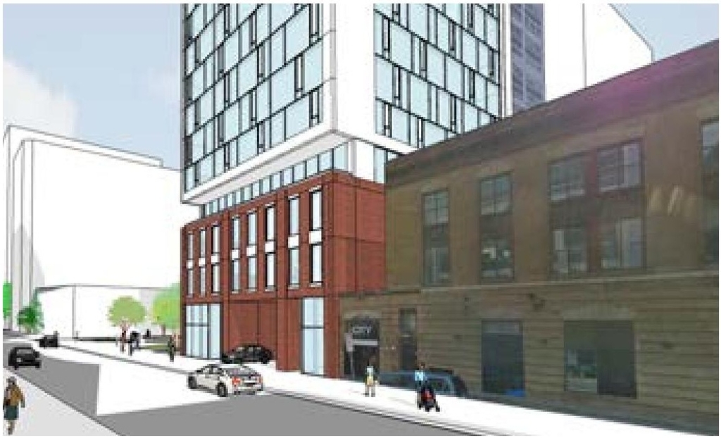 Rendering of building from page 34 of the file '2019-06-03 - Design Brief'