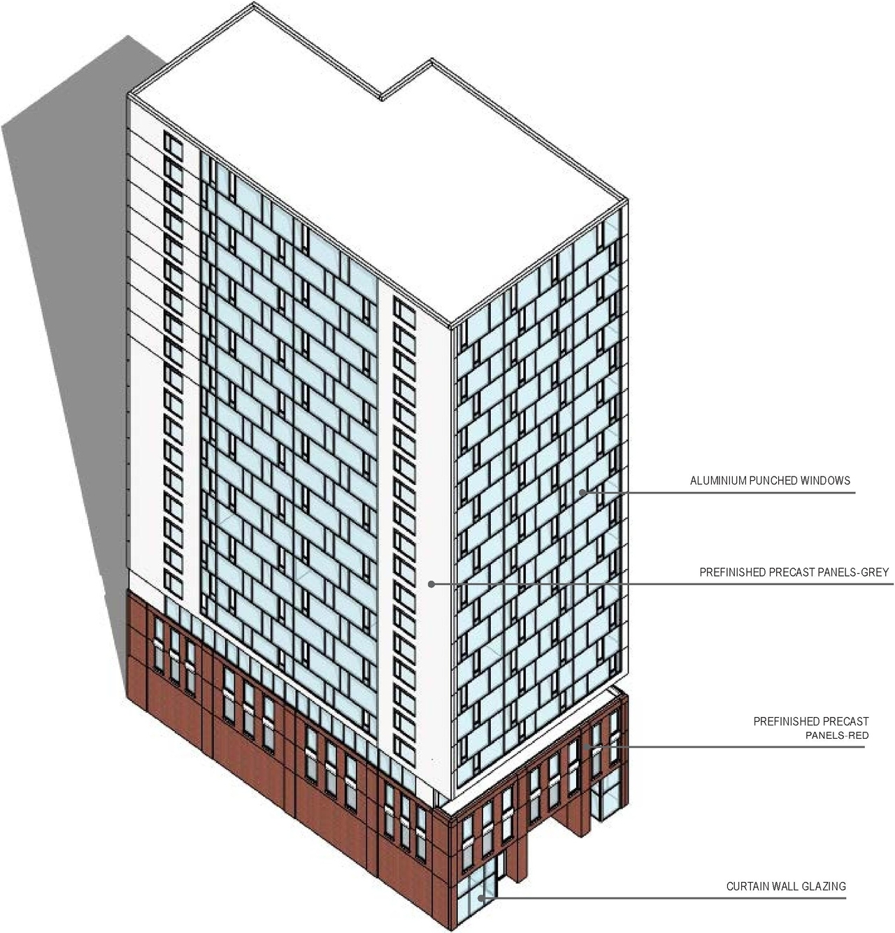Rendering of building from page 35 of the file '2019-06-03 - Design Brief'