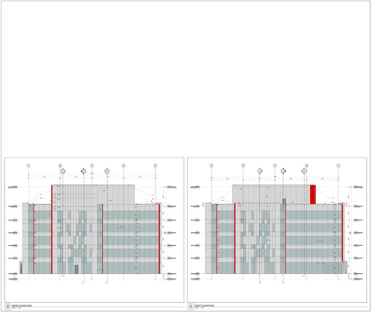 Construction site plan for project from page 9 of the file '2019-07-17 - Floor Plans & Elevations - D07-12-19-0122'