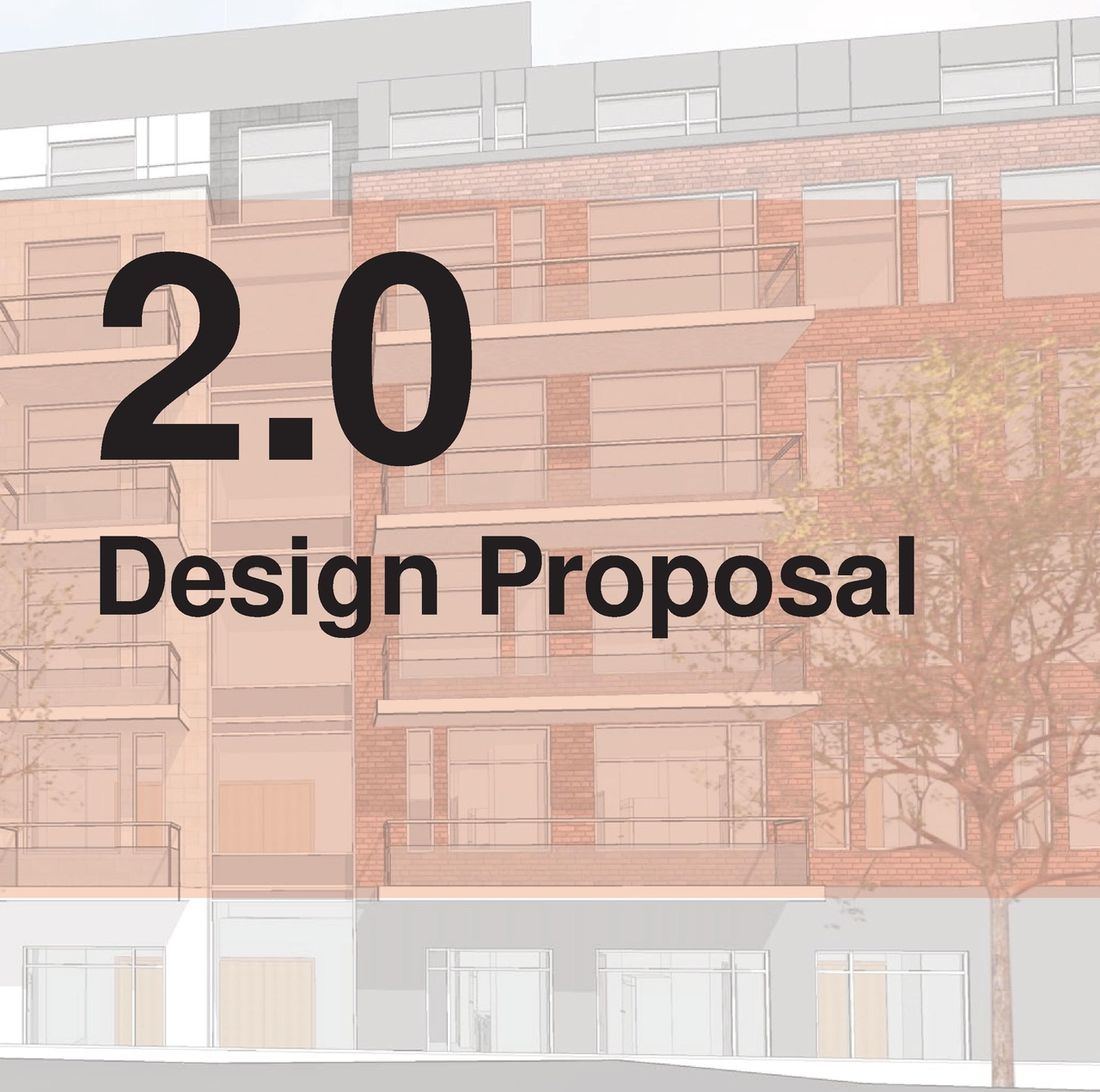 Rendering of building from page 19 of the file '2019-08-12 - Design Brief - D07-12-19-0126'