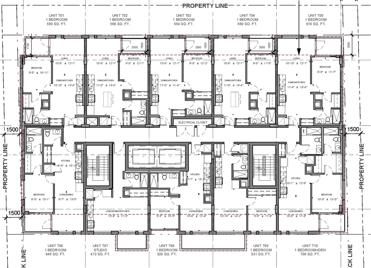 Floor plan for project from page 24 of the file '2019-08-12 - Design Brief - D07-12-19-0126'