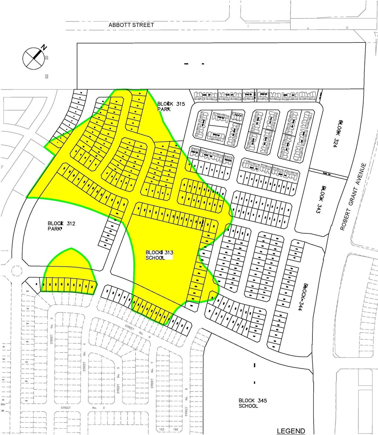 Construction site plan for project from page 45 of the file '20190808 - Design Brief - D07-12-19-0144'
