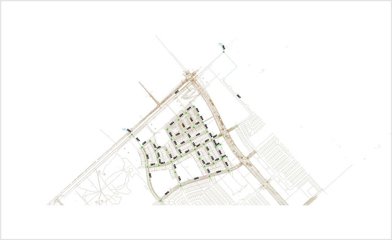 Construction site plan for project from page 90 of the file '20190808 - Design Brief - D07-12-19-0144'