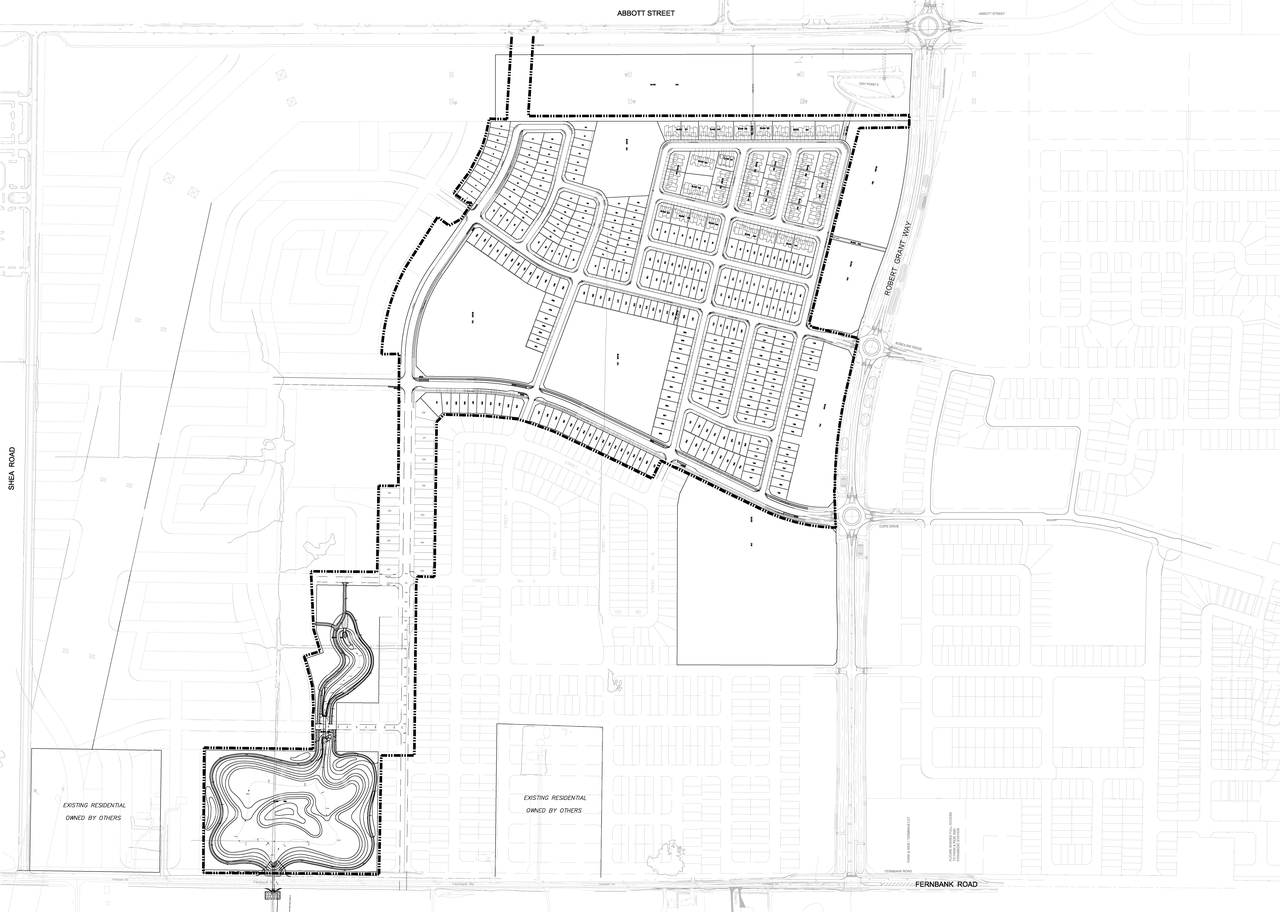 Construction site plan for project from page 155 of the file '20190808 - Design Brief - D07-12-19-0144'