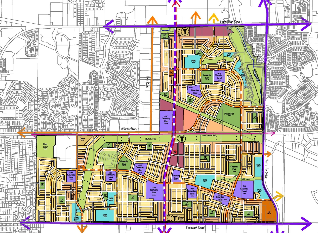 Construction site plan for project from page 43 of the file '20190808 - Design Brief - D07-12-19-0144'