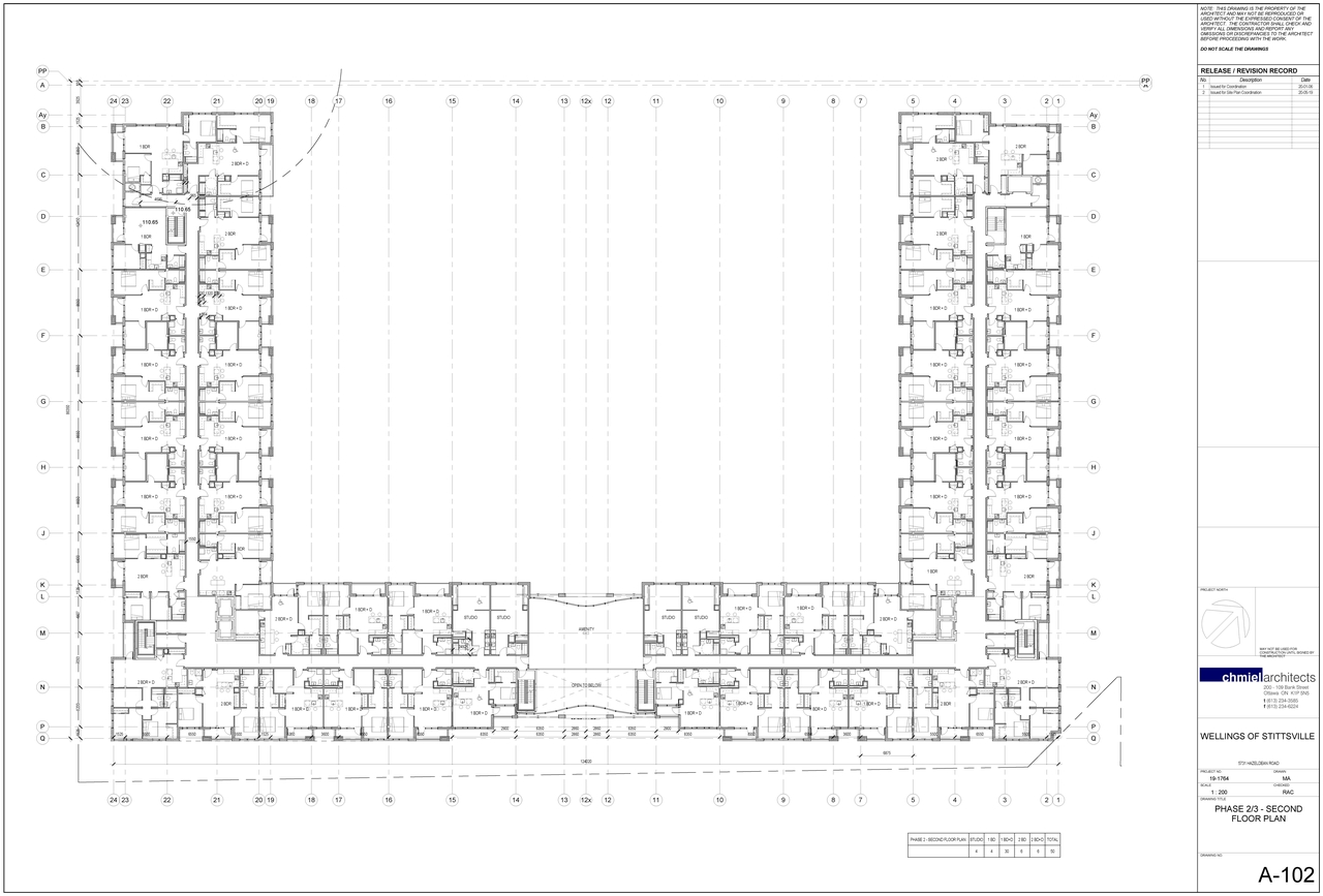 Floor plan for project from page 2 of the file '2020-06-29 - Ground Floor Plan A-100 - D07-12-19-0189'