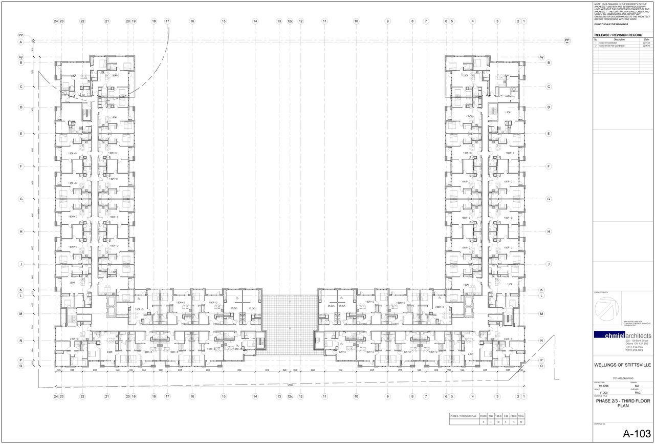 Floor plan for project from page 3 of the file '2020-06-29 - Ground Floor Plan A-100 - D07-12-19-0189'