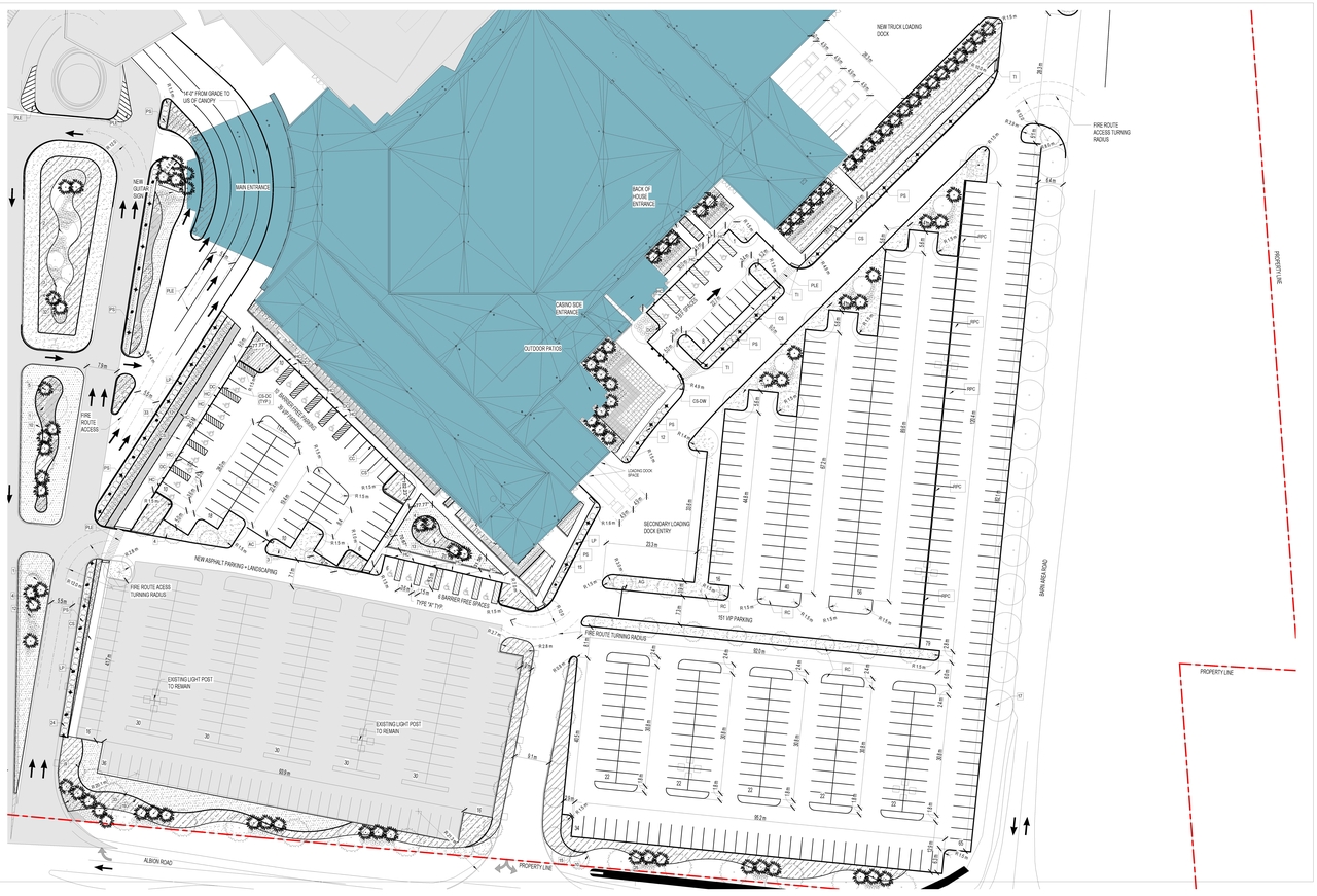 Construction site plan for project from page 5 of the file '2019-11-20 - Site Plan, Floor Plan, Elevations - D07-12-19-0191'