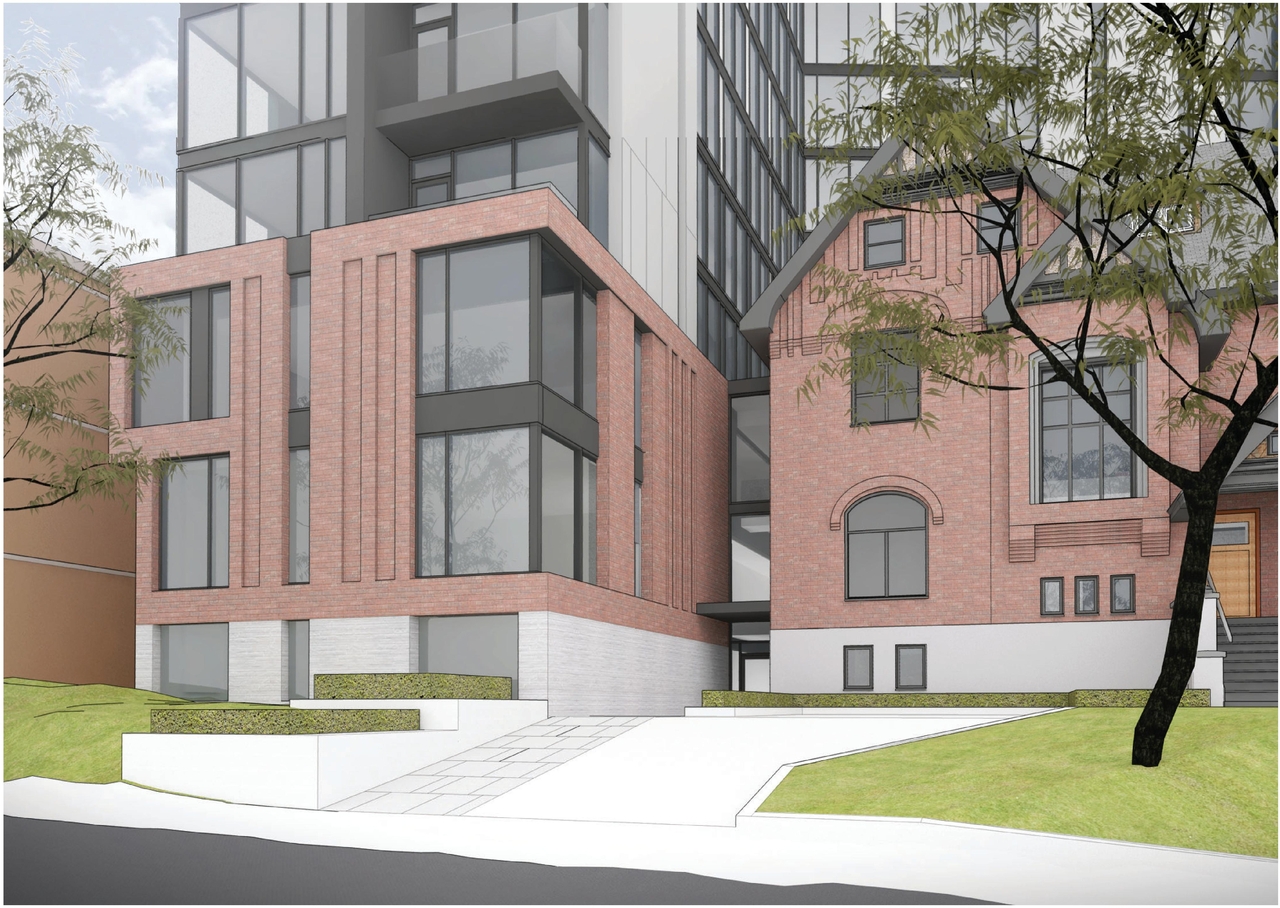Rendering of building from page 3 of the file '2020-12-23 - 3rd Sub. - Renderings - D07-12-19-0207'