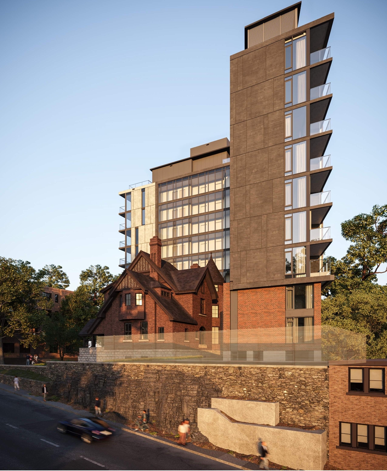 Rendering of building from page 2 of the file '2021-01-07 - 3rd Sub- Renderings 2- D07-12-19-0207'