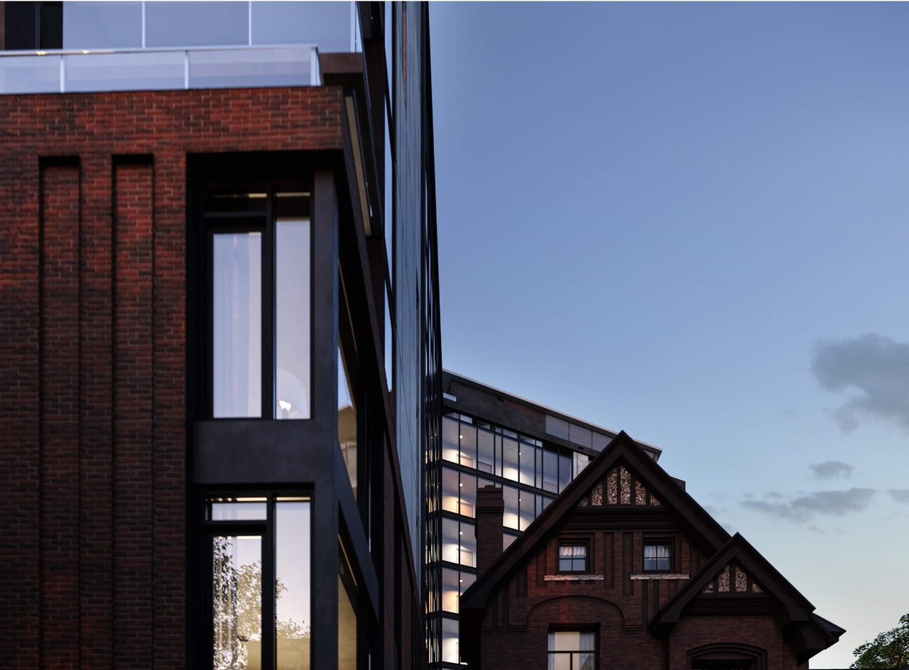 Rendering of building from page 4 of the file '2021-01-07 - 3rd Sub- Renderings 2- D07-12-19-0207'