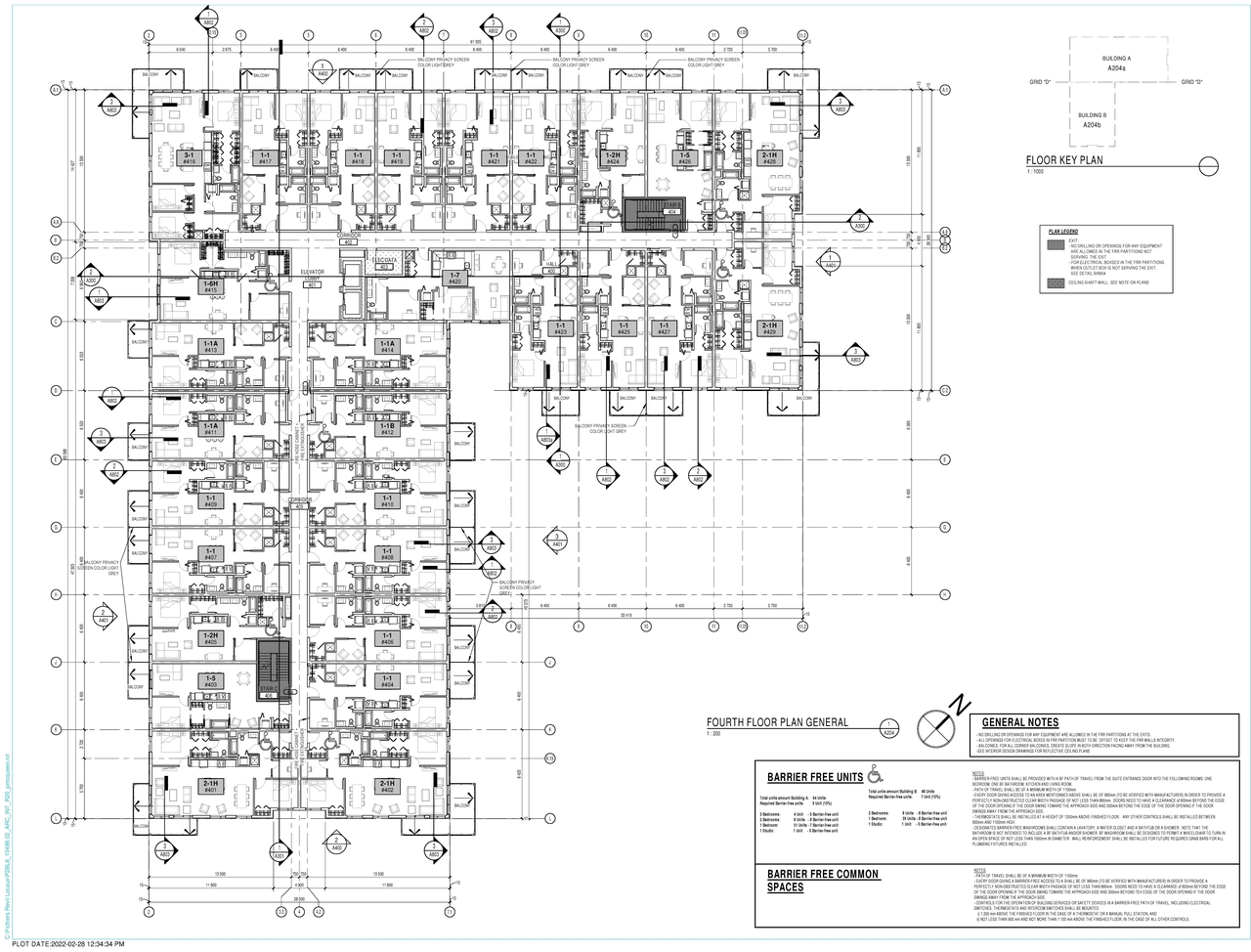 Floor plan for project from page 10 of the file '2022-03-02 - Floor Plans Drawings - D07-12-19-0212'