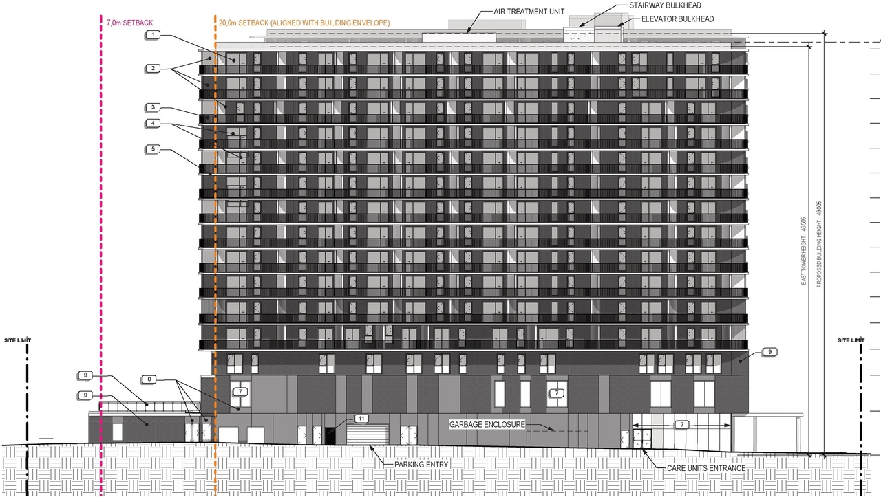 Rendering of building from page 41 of the file '1357 Baseline, Formal UDRP Sub'