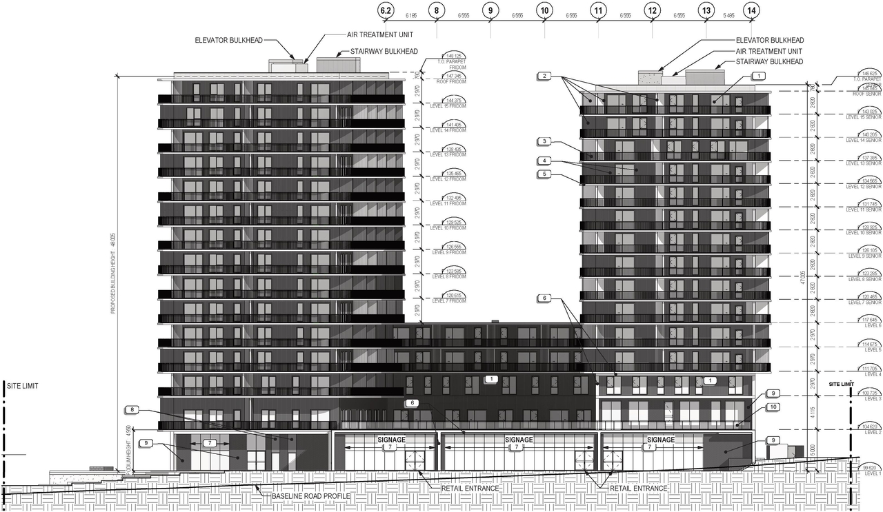 Rendering of building from page 42 of the file '1357 Baseline, Formal UDRP Sub'