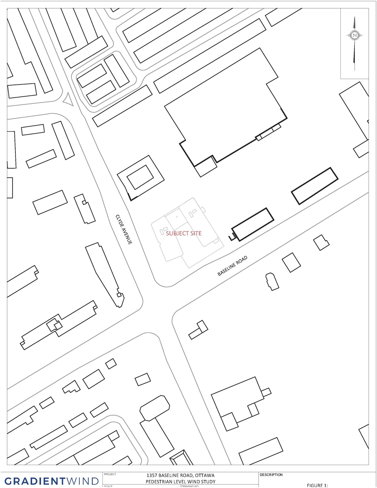 Construction site plan for project from page 102 of the file '1357 Baseline, Formal UDRP Sub'